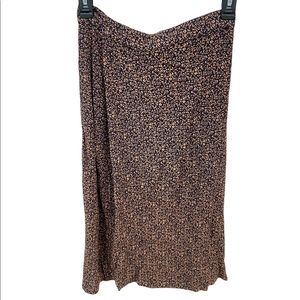 American eagle maxi skirt long slits size small